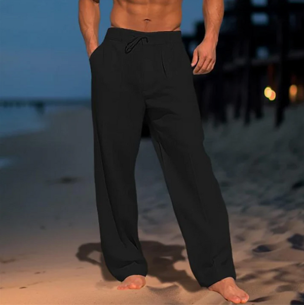 Andrei – Pantaloni in lino semplice